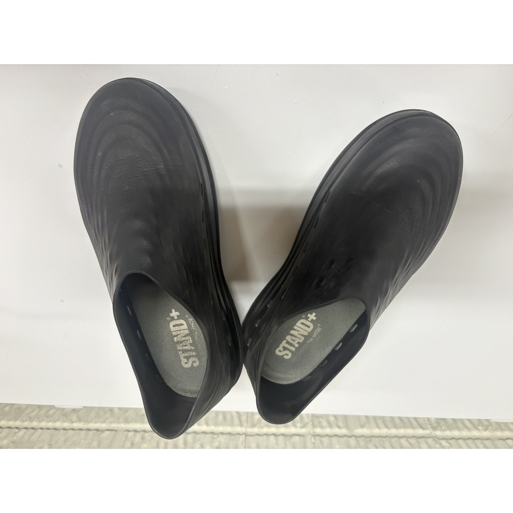 STAND+ The Standing Shoe Black Men's Breathable Slip-On Casual Shoes - Picture 10 of 14